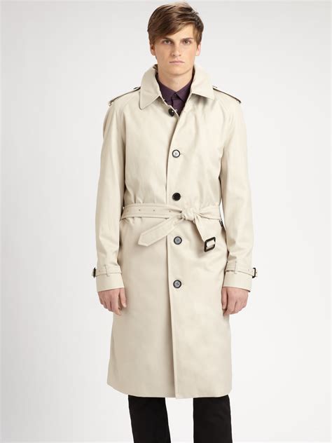 saks burberry trench sale|Men's Trenchcoats & Raincoats .